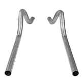 Pre-Bent Tailpipes 1962-1974 Mopar B-Body 3.0 Inch Mandrel Bent Aluminized Steel Tailpipes Flowmaster