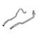 Pre-Bent Tailpipes Fits 1963-1974 Mopar A-Body 2.5-Inch Mandrel Bent Aluminized Steel Tailpipes Flowmaster