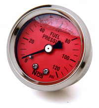 Fuel Pressure Gauge Glycerin-Filled 1-1/2 0-120 Psi NOS