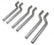 S-Bend Kit Exhaust S-Bend Assortment 2.50 Inch Tubing Various Offsets Set Of 6 Flowmaster