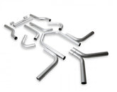 U-Fit Dual Exhaust Kit 16 Pc. Universal Dual Exhaust Tubing Kit 3.00-Inch Mandrel-Bent Aluminized Steel Tubing Flowmaster