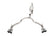 Corsa 21-25 Chevrolet Tahoe/GMC Yukon 4DR 6.2L 4WD Dual Rear 3/2.75in Sport Cat-Back DW 4inPol Tips