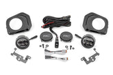 LED Fog Light Kit | 3.5 Inch Round Black Series | Amber DRL | Toyota Tacoma (16-23)