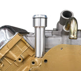 CVF Racing Polished billet oil fill tube and cap for Oldsmobile 350 and 455, 455-OIL-TUBE