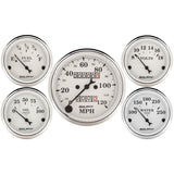 AutoMeter Traditional incandescent lighting illuminates around the perimeter of the dial 1601