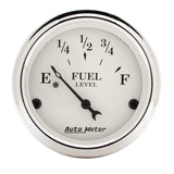 AutoMeter Traditional incandescent lighting illuminates around the perimeter of the dial 1606