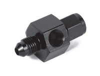 Fuel Pressure Gauge Adapter -4 Male To -4 Female 1/8Npt Gauge Adapter Black NOS