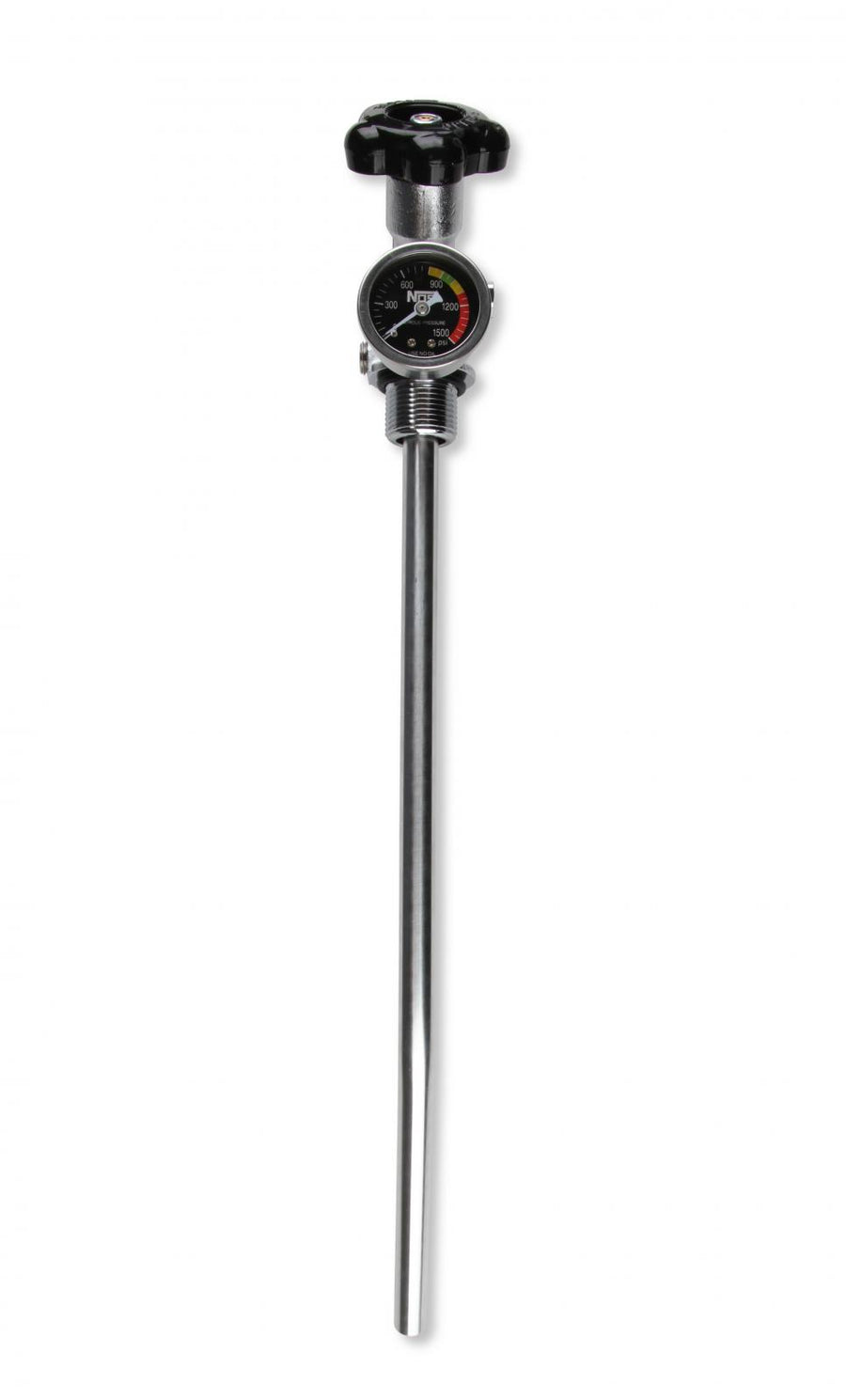 10 Lb. Bottle Super Hi-Flow Valve Assembly With Siphon Tube And Black Gauge NOS