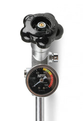 10 Lb. Bottle Super Hi-Flow Valve Assembly With Siphon Tube And Black Gauge NOS