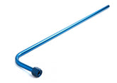 90 Degree Nitrous Bottle Blowdown Tube Blue Racer Safety Blue Aluminum 90 Degree Blowdown Tube NOS