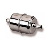 Chrome Fuel Filter Street/strip Carbureted Applications Post Filter Universal Fit for 5/16 Fuel Line Holley