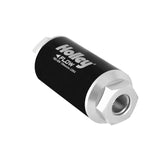175 GPH HP Billet Fuel Filter Inlet Size 8 An O-Ring Street/strip EFI Applications Post Filter 10 Micron Holley
