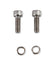 Black Mounting Bracket for HP Billet Fuel Filters Fits 100 GPH HP Billet Fuel Filter W/ 1.5 Diameter (38.1 Mm) I.D Mounting Bolt Holes C/l to C/l = 2.75 & Use W/ 1/4 Mounting Bolts Each Bracket Is 1/2 Thick Holley