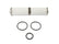 Fuel Filter Element and O-Ring Kit Fits 460 GPH VR Series Billet Fuel Filters 10 Micron Holley