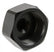 Black T7075 Aluminum 4An 660 Bottle Nut Adapter Al7075 Black NOS