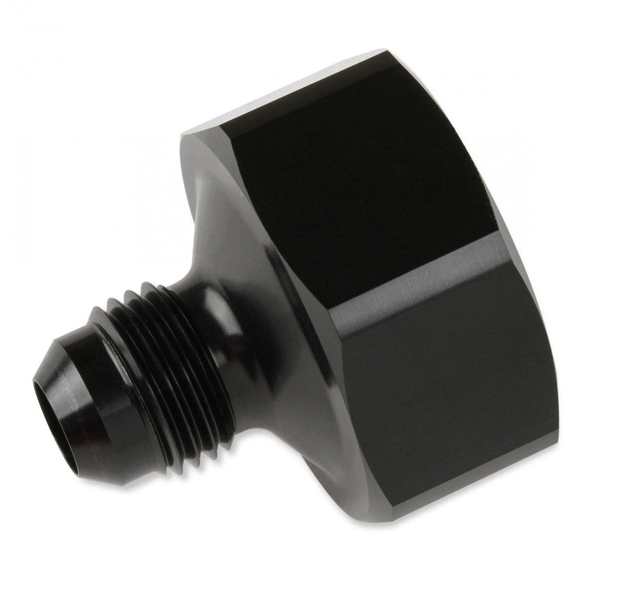 Black T7075 Aluminum 6An-660 Bottle Nut Adapter 6An -660 Bottle Nut Adapter- Al7075- Black NOS