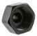 Black T7075 Aluminum 6An-660 Bottle Nut Adapter 6An -660 Bottle Nut Adapter- Al7075- Black NOS