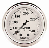 AutoMeter Traditional incandescent lighting illuminates around the perimeter of the dial 1632