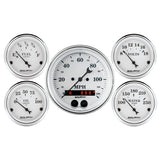 AutoMeter Traditional incandescent lighting illuminates around the perimeter of the dial 1650