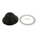 Shifter Boot Small round boot with 5-1/2 Inch round trim ring Mr Gasket