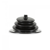 Shifter Boot Small round boot with 5-1/2 Inch round trim ring Mr Gasket