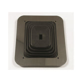 Shifter Boot Large Square boot with 6-1/2 Inch x 7-1/2 Inch plate Mr Gasket