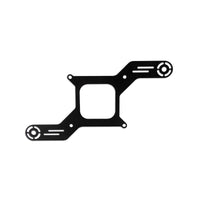 4150 Flange Dual Solenoid Bracket Diagonal Fits Fuel And Nitrous Solenoids With 1 & 1-5/8 Diameter Base NOS