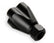 Showerhead Distribution Block Inlet -8 An O-Ring Female Port Outlet: (4) X -6 An O-Ring Female Port No Fittings Black Anodized NOS