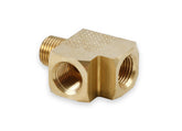 Brass Adapter T Fitting 1/8 Npt Female 1/8 Npt Male 1/8 Npt Female NOS