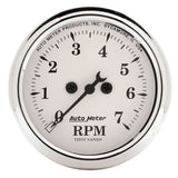 AutoMeter Traditional incandescent lighting illuminates around the perimeter of the dial 1694