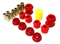 Energy Suspension Control Arm Bushing Set; Red; Front; Performance Polyurethane; 16.3105R