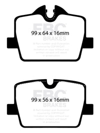 EBC 2019+ BMW Z4 G29 2.0T Bluestuff Rear Brake Pads