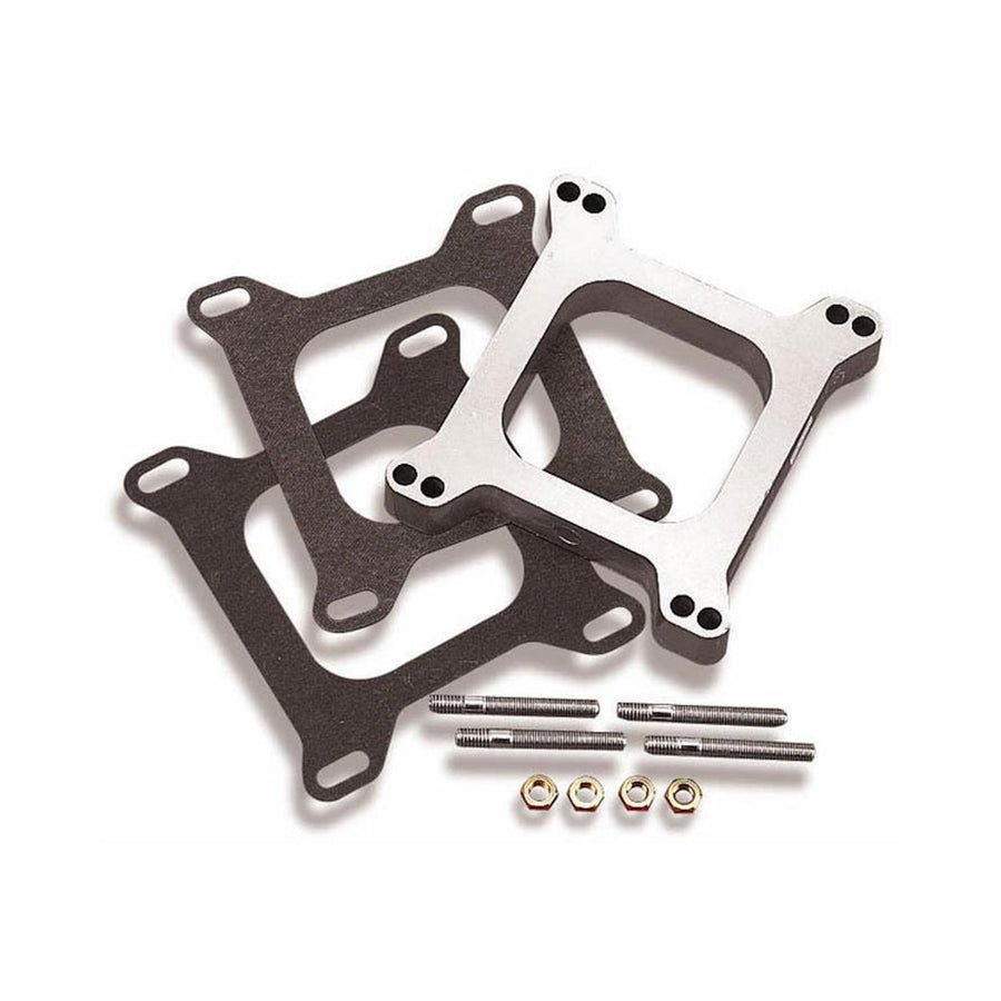 Intake Manifold Spacer for Model 4150/AFB Flange Open 1 Height Cast Aluminum Spacer Holley
