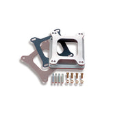 Intake Manifold Spacer Adapter Dominator to Square Bore 2 1/4 Height Cast Aluminum Spacer Holley