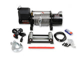 17,000 Lbs 12 Volt Electric Winch w/ Metal Cable & Roller Fairlead Anvil Off-Road