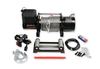 17,000 Lbs 12 Volt Electric Winch w/ Metal Cable & Roller Fairlead Anvil Off-Road