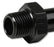 Quick Connect Fuel Line Adapter Fits 3/8 Fuel Rail Fits 3/8 Fuel Tube To 1/8 Npt Male NOS