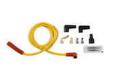 Single Wire Replacement Kit- Staight And 90 Degree Spark Plug Boots- Universal- Yellow Universal Single Wire Replacement Kit, Straight And 90 Degree Spark Plug Boots, 60 In, 8Mm, 500 Ohms Per Ft, Yellow ACCEL