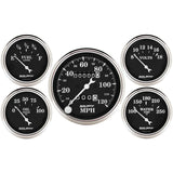 AutoMeter Traditional incandescent lighting illuminates around the perimeter of the dial 1708