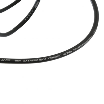 Spark Plug Wires Extreme 9000 Ceramic Booted Single Wire Replacement 135 Degree Universal 8Mm ACCEL