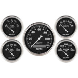 AutoMeter Traditional incandescent lighting illuminates around the perimeter of the dial 1709
