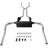 American Thunder Crossmember-Back Exhaust System Fits 1967-1974 Chevrolet Camaro, Pontiac Firebird And 1968-1974 Chevrolet Nova With V8 Engine, 2.5 Inch Pipes Moderate Sound Flowmaster