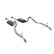 American Thunder Cat-Back Exhaust System 1987-1993 Ford Mustang Gt 5.0L Engine Fits Coupes And Convertibles Aggressive Sound Flowmaster