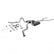 American Thunder Crossmember-Back Exhaust System Fits 1964-1972 Chevrolet El Camino And Gmc Sprint With V8 Engine, 2.5 Inch Aluminized Pipes Aggressive To Moderate Sound Flowmaster