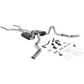 American Thunder Crossmember-Back Exhaust System Fits 1964-1972 Chevrolet El Camino And Gmc Sprint With V8 Engine, 2.5 Inch Aluminized Pipes Aggressive To Moderate Sound Flowmaster