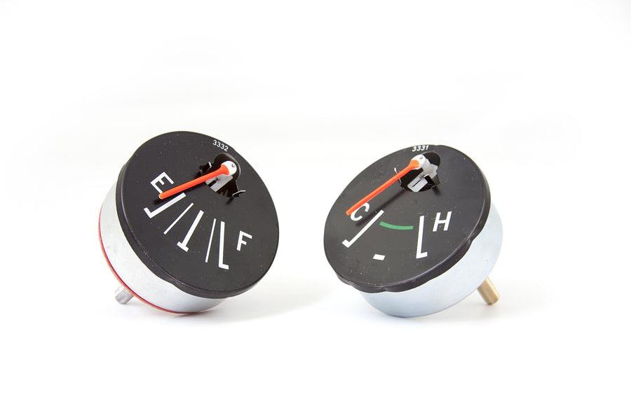Fuel/Temp Gauge Original Design Fits Various 55-86 CJ OMIX