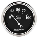 AutoMeter Traditional incandescent lighting illuminates around the perimeter of the dial 1727