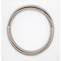 10AN Stainless Steel Braided PTFE Lined Hose, 15 ft | TSP-10004