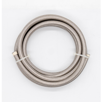 12AN Stainless Steel Braided PTFE Lined Hose, 10 ft | TSP-12003