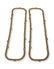Performance Valve Cover Gaskets .187 Inch Thick Fits 1965-2000 Chevrolet 396-502 Mark IV/V/VI Big Block Mr Gasket